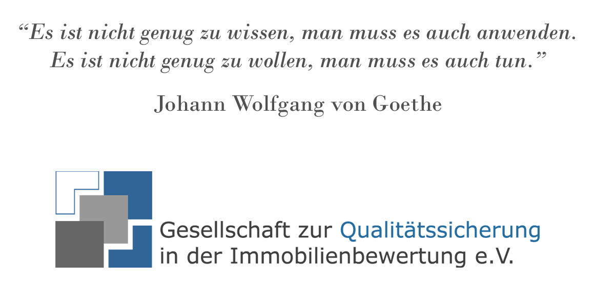 Gesellschaft zur Qualittssicherung in der Immobilienbewertung e.V.